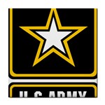 Logo of United States Army Tile Coaster