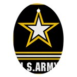 Logo of United States Army Ornament (Oval)