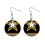 Logo of United States Army Mini Button Earrings Front