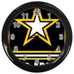 Logo of United States Army Wall Clock (Black)