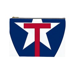 Coat Of Arms Of Texas State Guard Cosmetic Bag (large) by abbeyz71