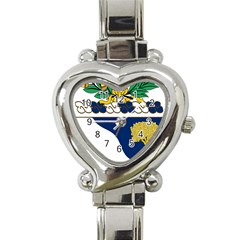 Coat Of Arms Of United States Army 143rd Infantry Regiment Heart Italian Charm Watch by abbeyz71