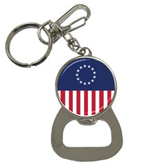 Betsy Ross Flag Usa America United States 1777 Thirteen Colonies Vertical Bottle Opener Key Chain by snek