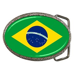 Flag Of Brazil Belt Buckles by abbeyz71
