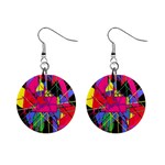 Club Fitstyle Fitness by Traci K Mini Button Earrings