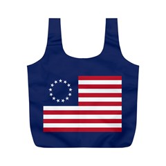 Betsy Ross Flag Usa America United States 1777 Thirteen Colonies Maga  Full Print Recycle Bag (m) by snek
