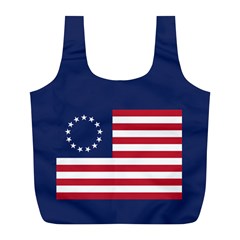 Betsy Ross Flag Usa America United States 1777 Thirteen Colonies Maga  Full Print Recycle Bag (l) by snek
