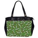 Pepe the Frog Face pattern Green Kekistan meme Oversize Office Handbag (2 Sides)