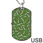 Pepe the Frog Face pattern Green Kekistan meme Dog Tag USB Flash (Two Sides)
