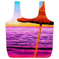 Pop Art Beach Umbrella  Full Print Recycle Bag (xxxl) by essentialimage