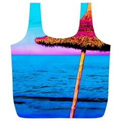 Pop Art Beach Umbrella  Full Print Recycle Bag (xl) by essentialimage