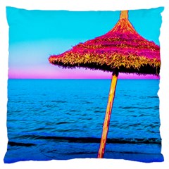 Pop Art Beach Umbrella  Large Flano Cushion Case (one Side) by essentialimage