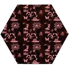 Cute Fairytale Patternfairytalepattern Wooden Puzzle Hexagon