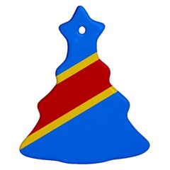 Flag Of The Democratic Republic Of The Congo, 2003-2006 Ornament (christmas Tree)  by abbeyz71