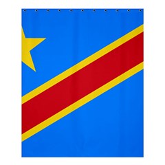Flag Of The Democratic Republic Of The Congo, 1997-2003 Shower Curtain 60  X 72  (medium)  by abbeyz71