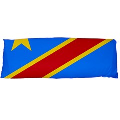 Flag Of The Democratic Republic Of The Congo, 1997-2003 Body Pillow Case (dakimakura) by abbeyz71