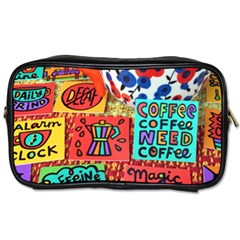 Need Coffee Toiletries Bag (one Side) by Amoreluxe