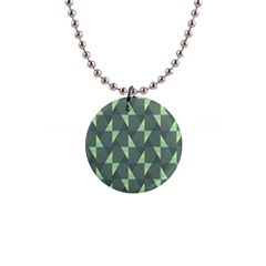 Texture Triangle 1  Button Necklace