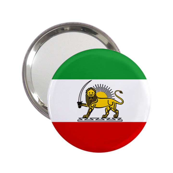 State Flag of The Imperial State of Iran, 1907-1979 2.25  Handbag Mirrors