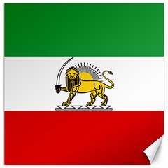 State Flag Of The Imperial State Of Iran, 1907-1979 Canvas 20  X 20  by abbeyz71