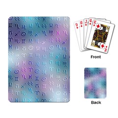 Zodiac Symbols Playing Cards Single Design (rectangle)