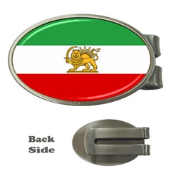 State Flag Of Iran, 1964–1980 Money Clips (oval)  by abbeyz71