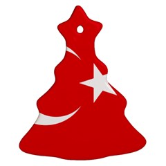 Flag Of Turkey Christmas Tree Ornament (two Sides)
