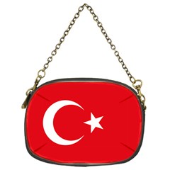 Vertical Flag Of Turkey Chain Purse (one Side) by abbeyz71