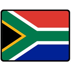 South Africa Flag Fleece Blanket (large)  by FlagGallery