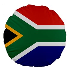 South Africa Flag Large 18  Premium Flano Round Cushions by FlagGallery