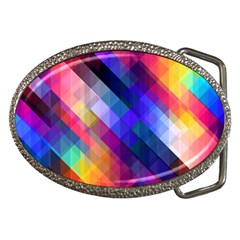 Abstract Background Colorful Pattern Belt Buckles by HermanTelo
