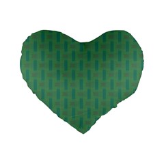 Pattern Background Blure Standard 16  Premium Flano Heart Shape Cushions