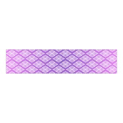 Pattern Texture Geometric Purple Velvet Scrunchie