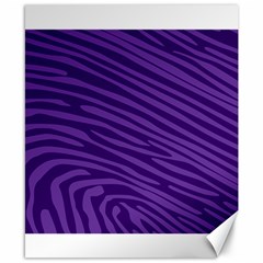 Pattern Texture Purple Canvas 8  X 10  by Mariart