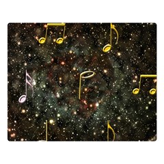 Music Clef Musical Note Background Double Sided Flano Blanket (large)  by HermanTelo