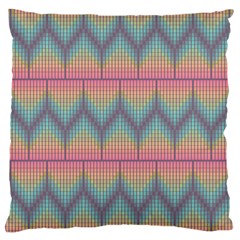Pattern Background Texture Colorful Large Cushion Case (one Side) by HermanTelo