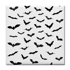 Bats Pattern Tile Coaster by Sobalvarro