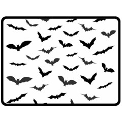 Bats Pattern Fleece Blanket (large)  by Sobalvarro