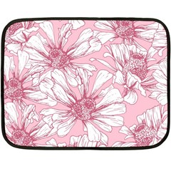 Pink Flowers Fleece Blanket (mini) by Sobalvarro