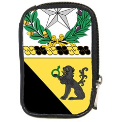 Coat Of Arms Of United States Army 124th Cavalry Regiment Compact Camera Leather Case by abbeyz71