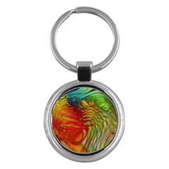Texture Art Color Pattern Key Chain (round) by Sapixe
