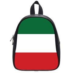 Flag Patriote Quebec Patriot Red Green White Modern French Canadian Separatism Black Background School Bag (small) by Quebec