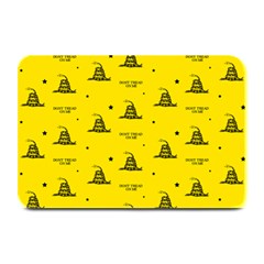 Gadsden Flag Don t Tread On Me Yellow And Black Pattern With American Stars Plate Mats