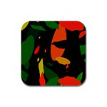 Pattern Formes Tropical Rubber Square Coaster (4 pack) 