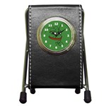 Pepe The Frog Smug face with smile and hand on chin meme Kekistan all over print green Pen Holder Desk Clock