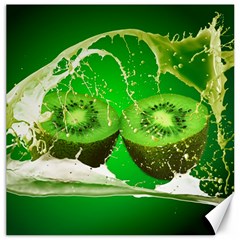 Kiwi Fruit Vitamins Healthy Cut Canvas 20  X 20  by Amaryn4rt