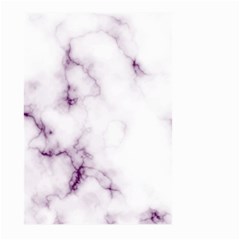 White Marble Violet Purple Veins Accents Texture Printed Floor Background Luxury Large Garden Flag (two Sides) by genx