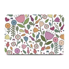 Floral Pattern Plate Mats by Valentinaart