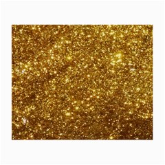 Gold Glitters Metallic Finish Party Texture Background Faux Shine Pattern Small Glasses Cloth by genx