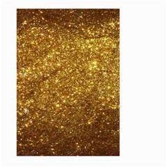Gold Glitters Metallic Finish Party Texture Background Faux Shine Pattern Large Garden Flag (two Sides) by genx